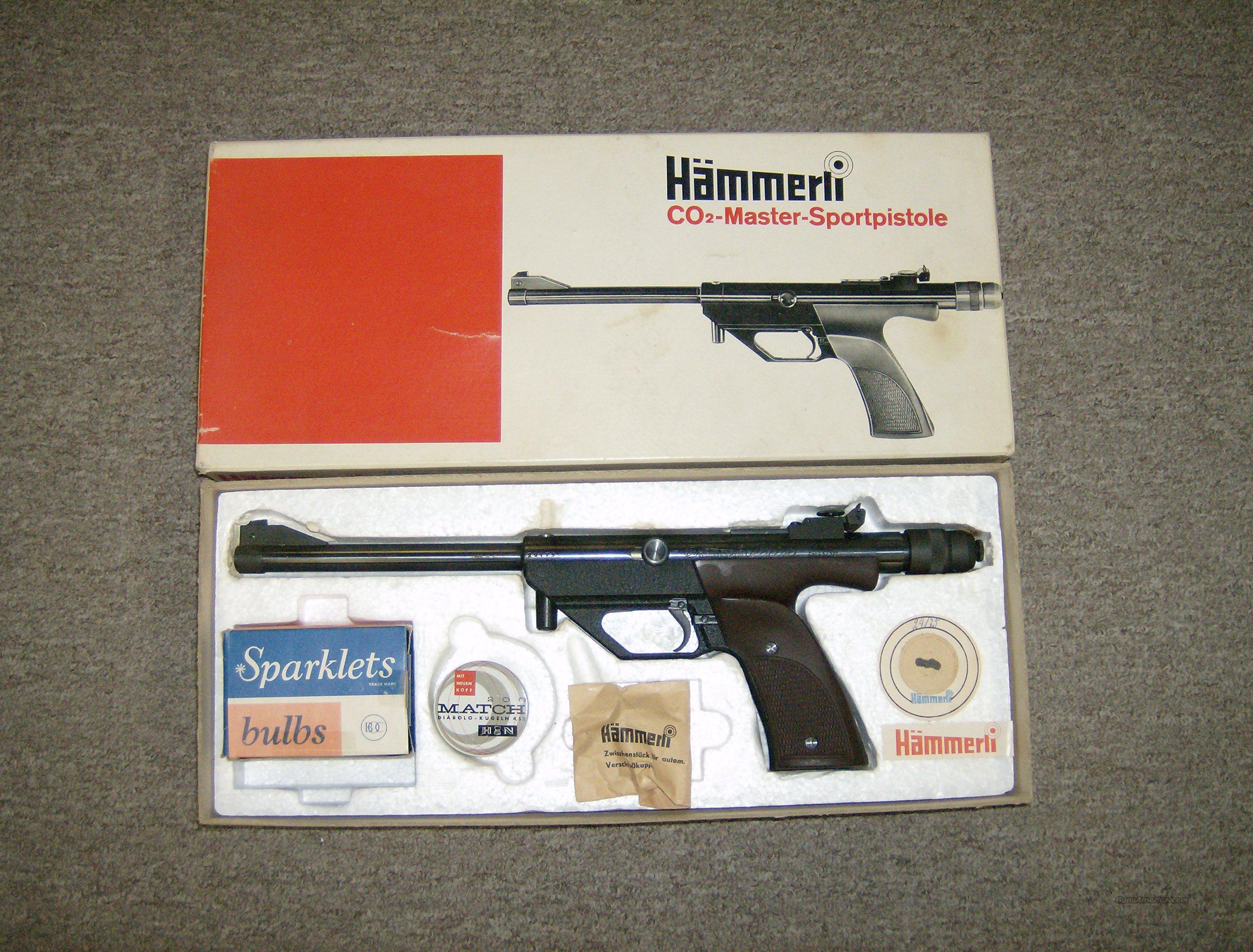 Hammerli Single Co2 Pistol Manual
